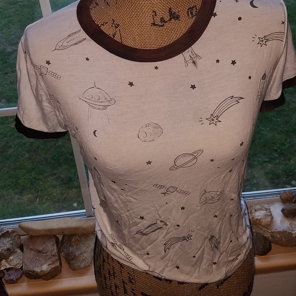 Space Crop Top